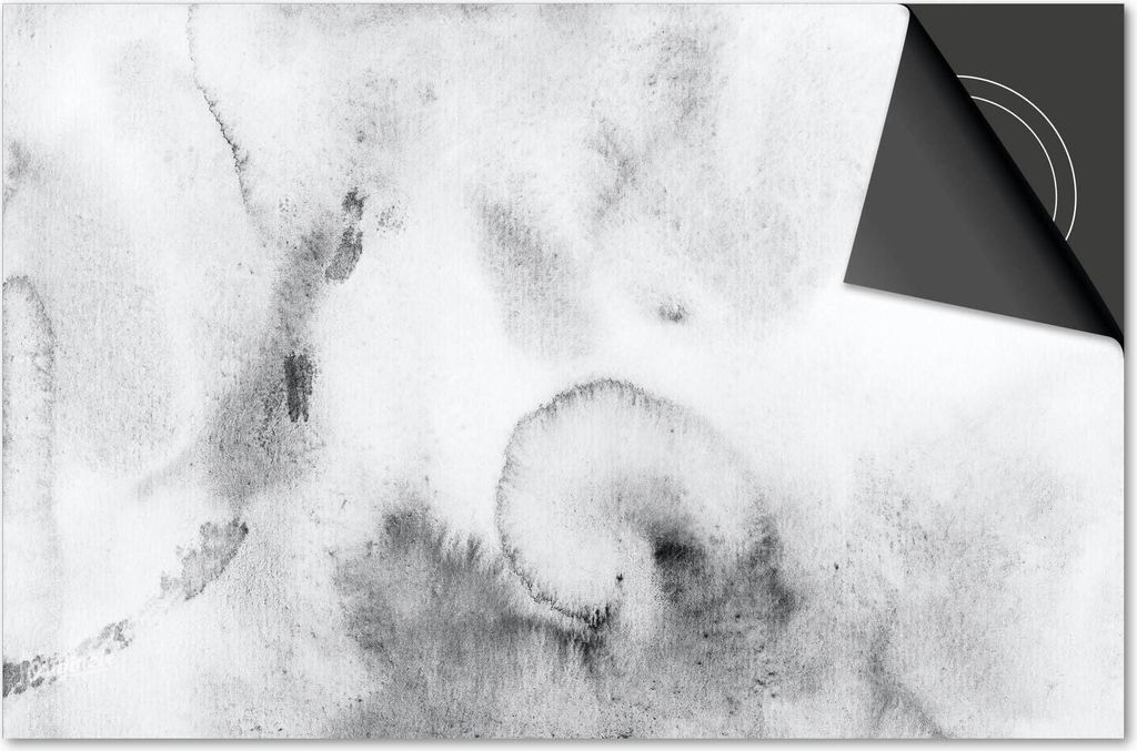 Induktionsschutz 76x51,5 - abdeckplatte Induktion matt- Dietrix Kochfeldschutz- Base - Beton - Grau Cirkel