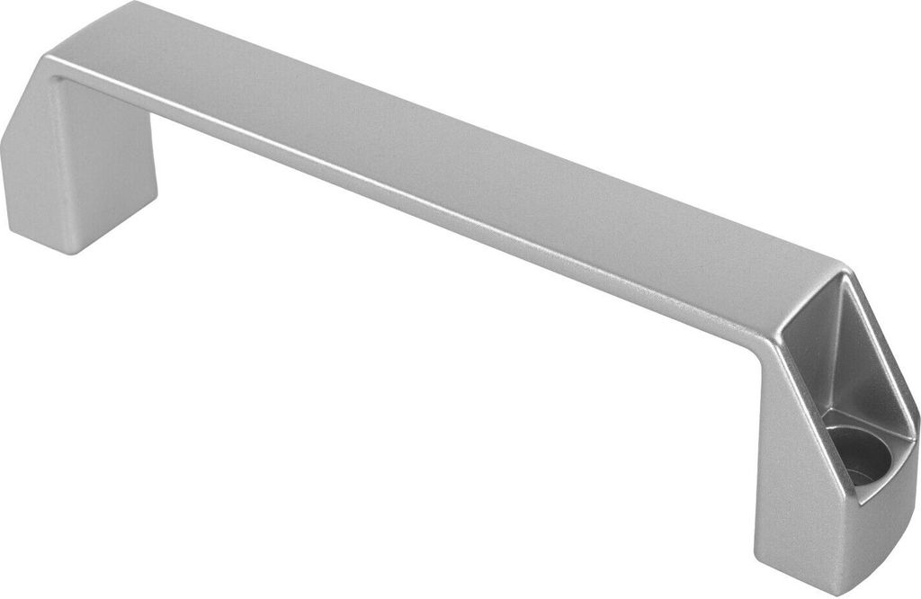 Tragegriff Haltegriff Hand Griff Kunststoffgriff Handgriff Schwarz Silber Tür Aluminium 180mm
