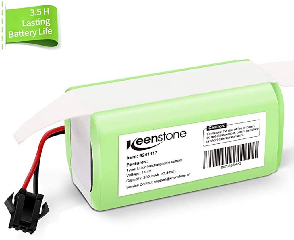 Morpilot replacement battery for eufy RoboVac, compatible with RoboVac 11, RoboVac 11S, RoboVac 12, RoboVac 15c, RoboVac 30, RoboVac 35C DEEBOT N79...