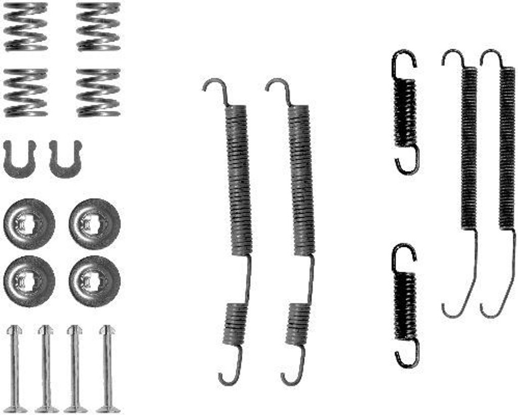 TEXTAR Zubehörsatz Bremsbacken 97030400 Hinten für MITSUBISHI Space Star (DGA) 0,118kg