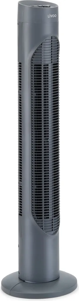 Ventilateur colonne Livoo DOM509G contre la chaleur 50W gris puissant