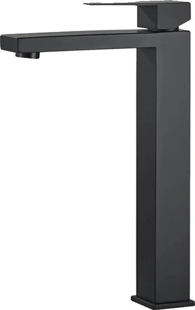 Rubinetto Lavabo a Soffitto Nero: Eleganza Sospesa Contemporanea