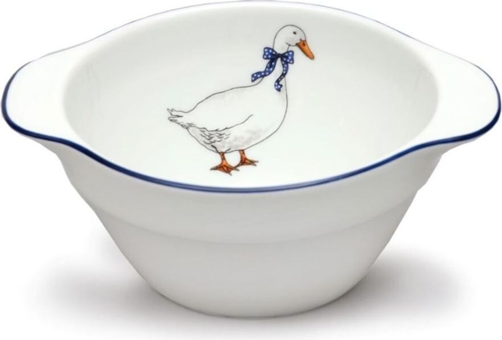 Thun 1794 Schale mit Ohren, Gänse, 12 cm, Porzellan, Produktbild 