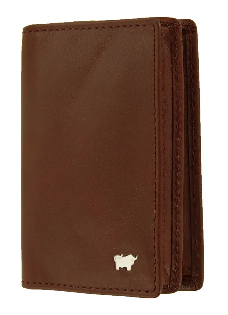 Petit porte-monnaie Country Wallet 1CS Braun Büffel en cuir de luxe