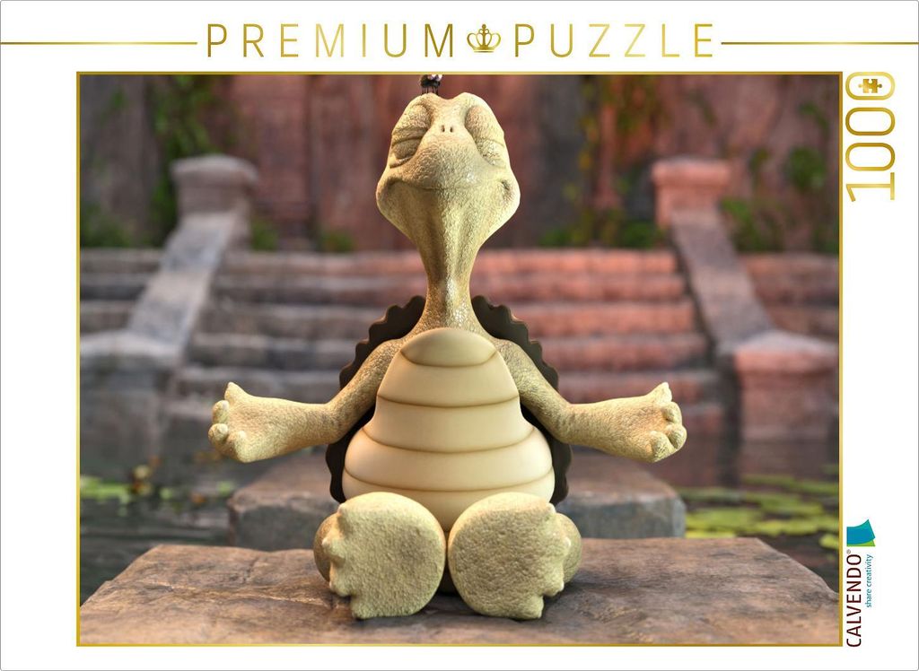 CALVENDO Puzzle Ein Motiv aus dem Kalender Tierische Toons | 1000 Teile Lege-Größe 64x48cm Foto-Puzzle für glückliche Stunden