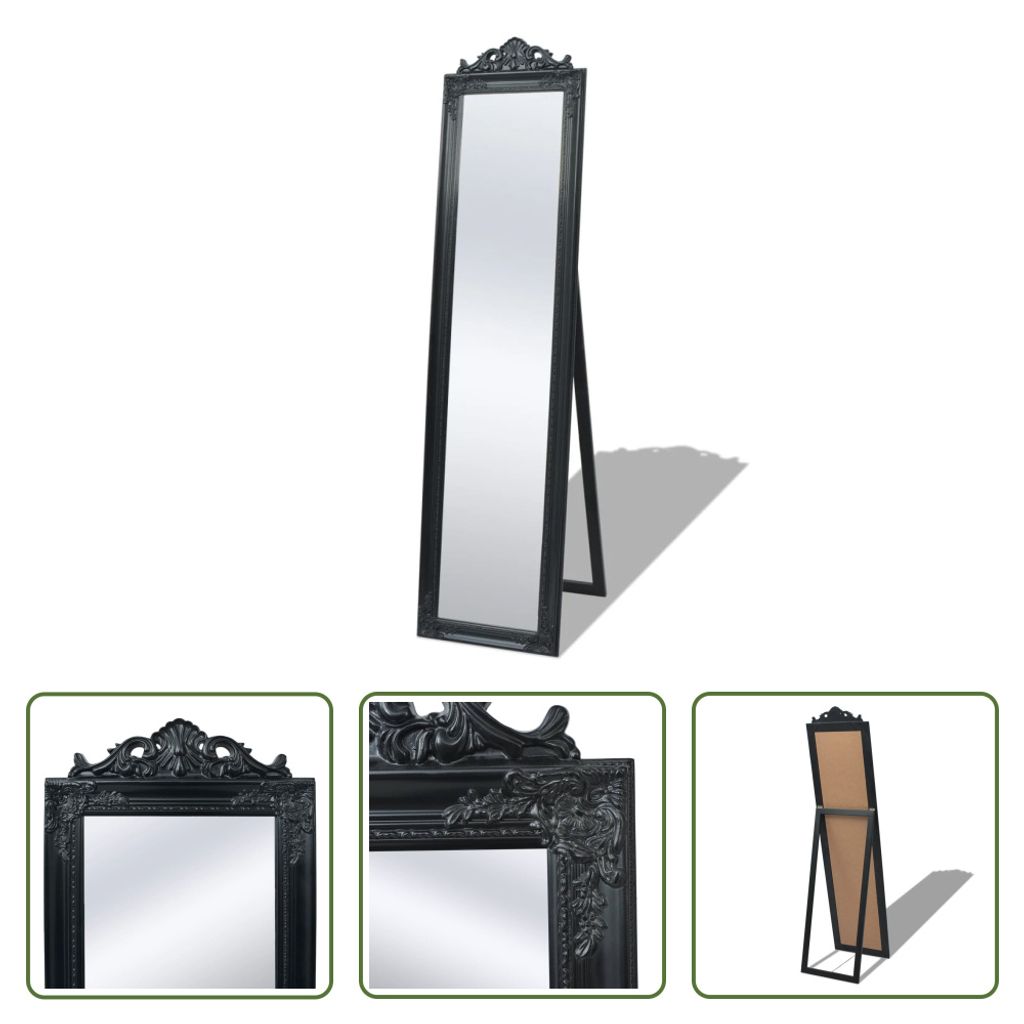 The Living Store Standspiegel im Barock-Stil 160x40 cm Produktbild 8