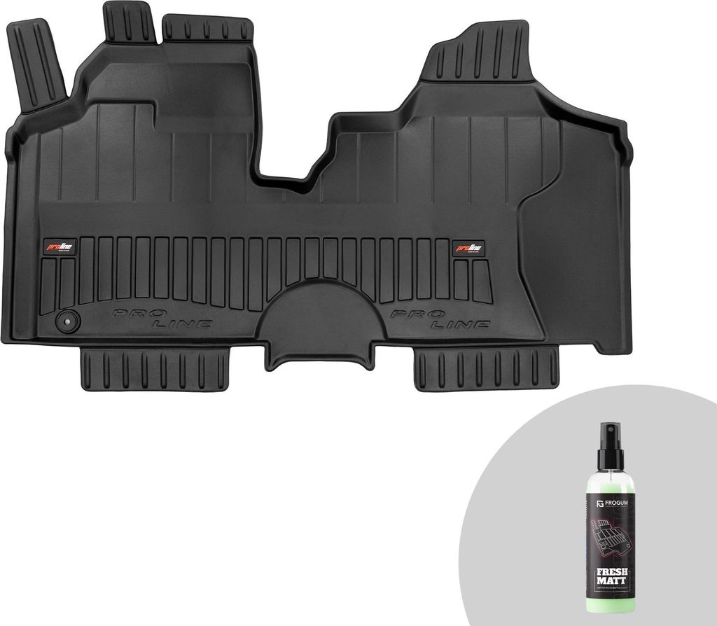 FROGUM ProLine 3D Gummimatten Exklusiven Auto Fußmatten Autofussmatten für Citroën Jumpy II 2007-2016