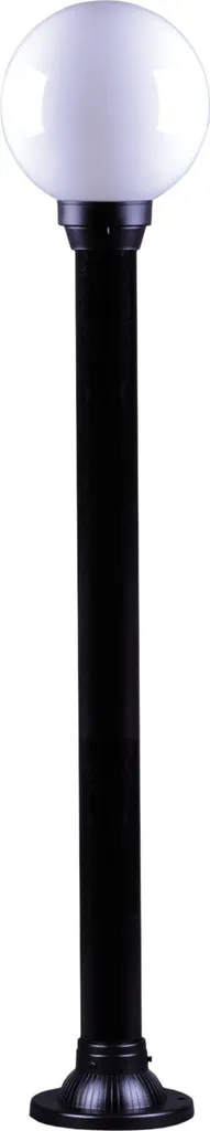 Borne lumineuse extérieure boule blanche Astrid 20cm culot E27 Kaja