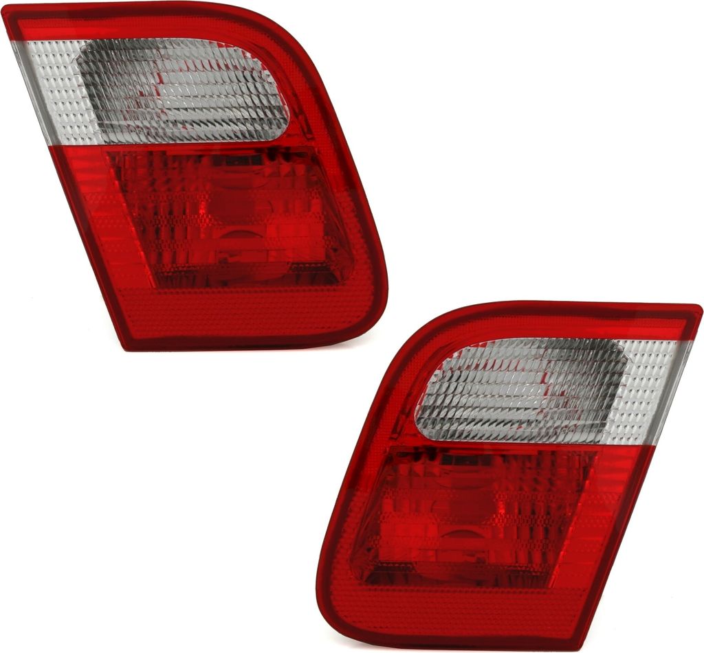 TYC Rückleuchten Set für 3er BMW E46 Limo in Rot weiß Inennteile innen