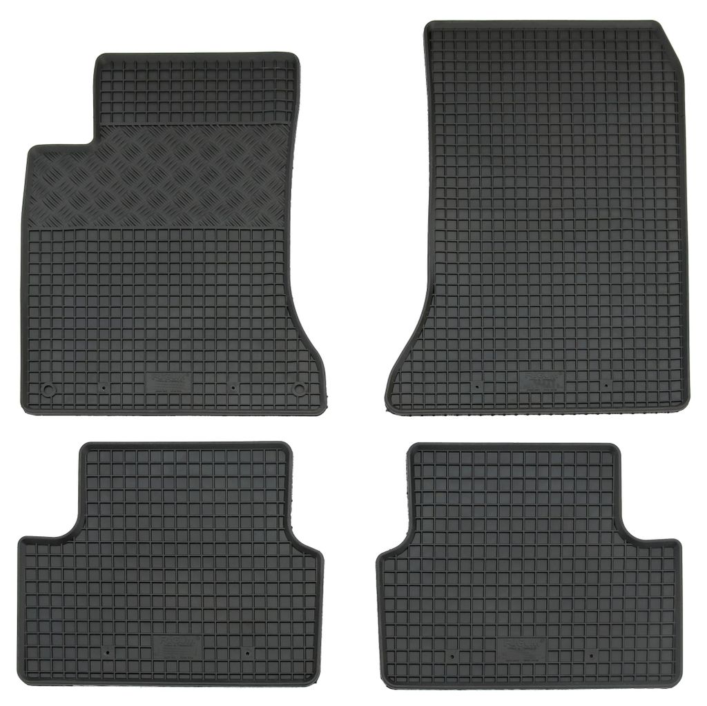 Rigum Gummi Fußmatten Set für Mercedes B-Klasse W246, Mod. Bj. 11/2011-, schwarz