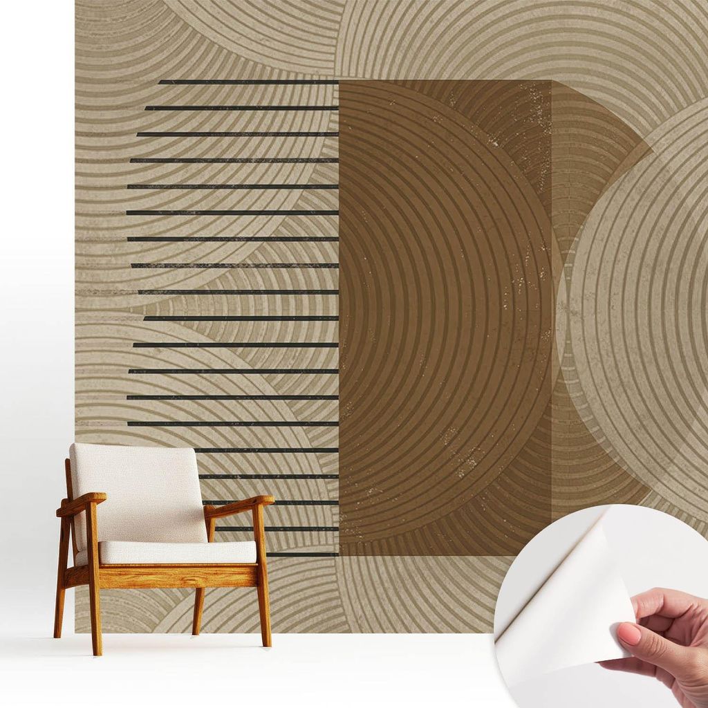 Fototapete selbstklebend - 250x250 cm - Tapete - Wandtapete - Wandbilder - Klebefolie - Dekofolie - Tapete Folie - Wand - Dekoration - Wohnzimmer -...