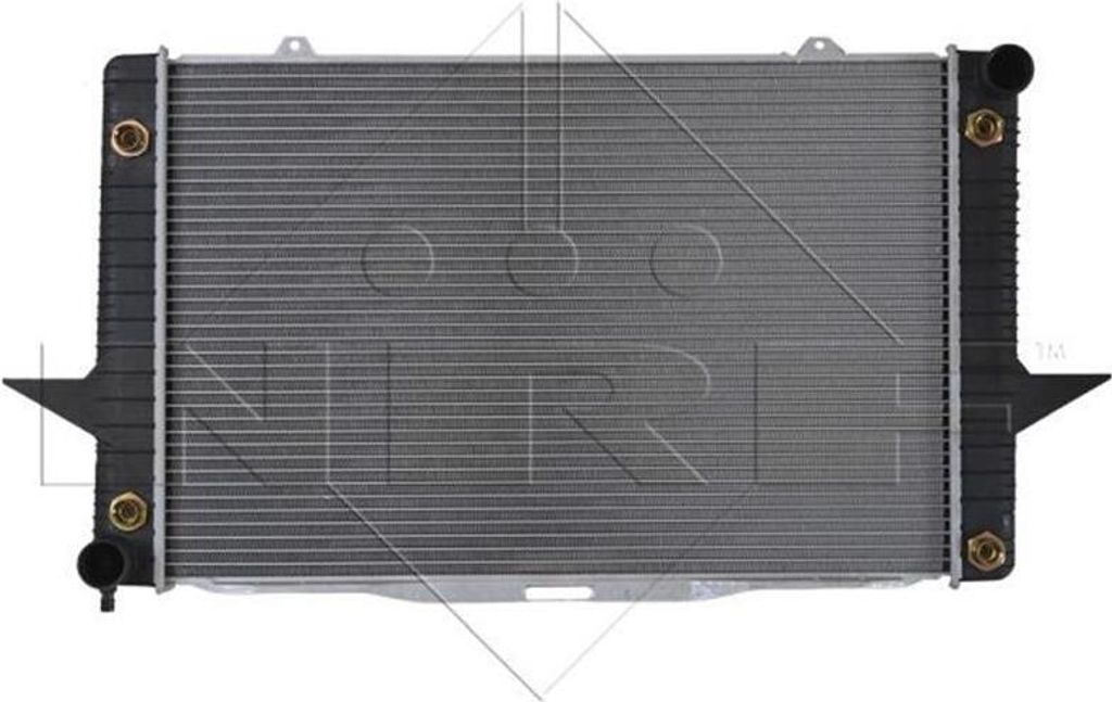 Kühler Motorkühlung Kühlrippen gelötet 590 - 383 mm Alu NRF für u.a. VOLVO C70