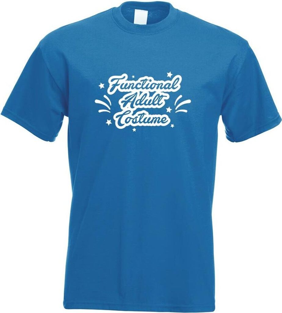 Kiwistar - T-Shirt - royal - Functional Adult Costume Motiv Bedruckt Funshirt Design Print - mit Motiv Bedruckt - Funshirt Design - Sport - Freizei...