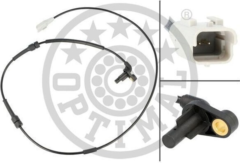 OPTIMAL ABS Sensor Raddrehzahl Vorne passend für PEUGEOT PARTNER Tepee 06-S656