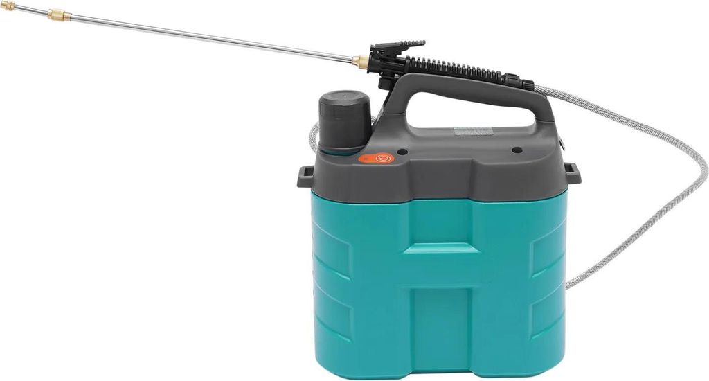 Elektrische Gartenspritze - Drucksprüher - 8 l Volumen - 2,2 Ah Akku - Bis zu 3 Std. Laufzeit - PP-Kunststoff - Blau