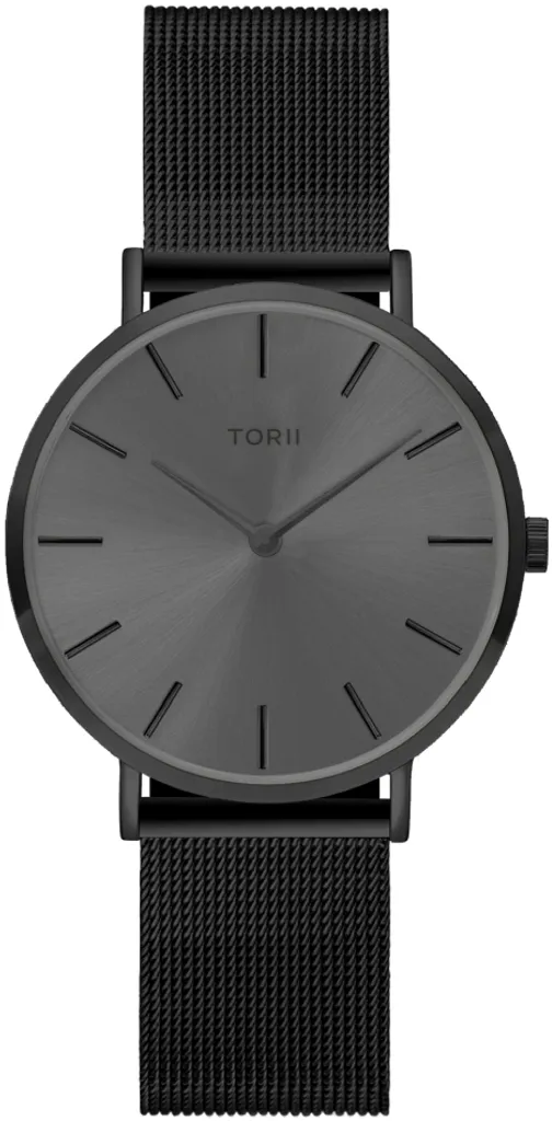 Montre femme noir classique TORII B34BS.AB : élégane et durable