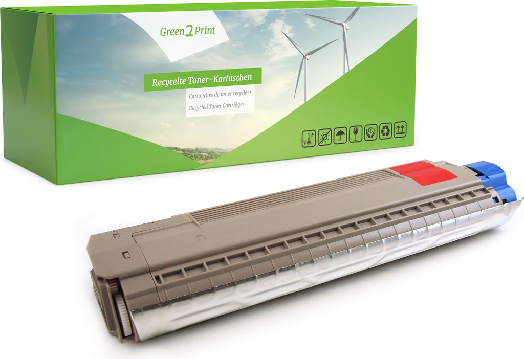 Green2Print Toner magenta 10000 pages remplace OKI 44059210 Toner pour OKI MC860CDTN, MC860CDXN, MC860DN, CX2633