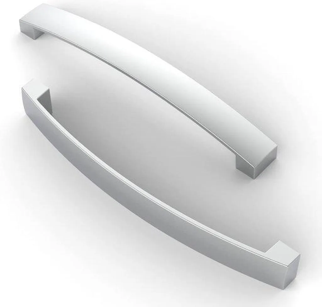 Poignées de meuble 160mm en inox lot de 5 pour rénovation de cuisine