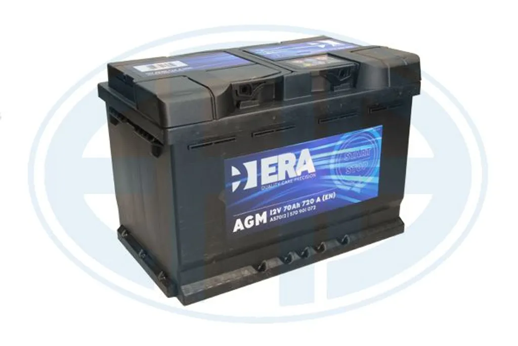 Batterie haute performance ERA 720A EN 70Ah - Dimensions 278x175x190 mm