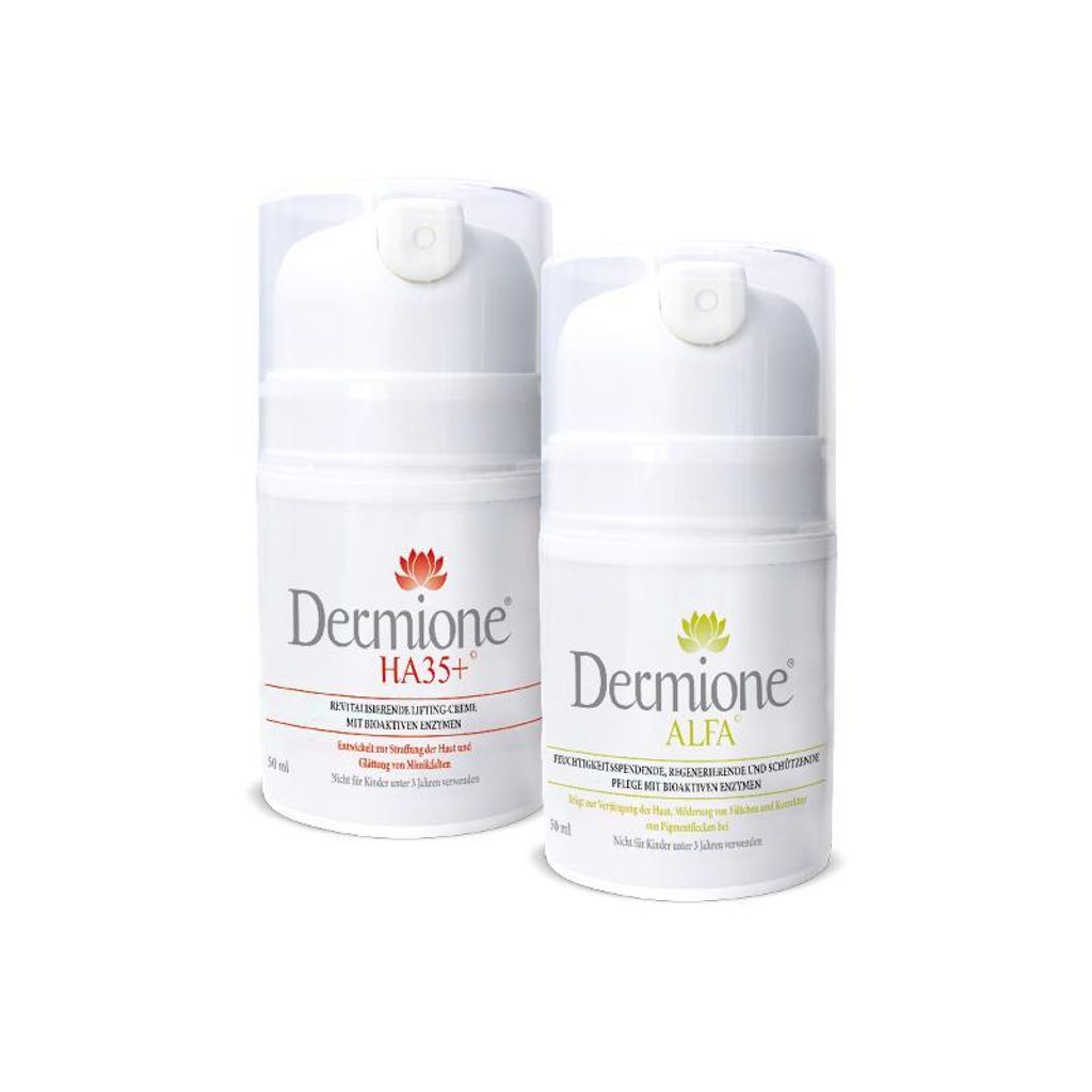 Dermione - FEUCHTIGKEITSPAKET FÜR NORMALE HAUT PFLEGE MIT DEN ERSTEN ZEICHEN DER HAUTALTERUNG