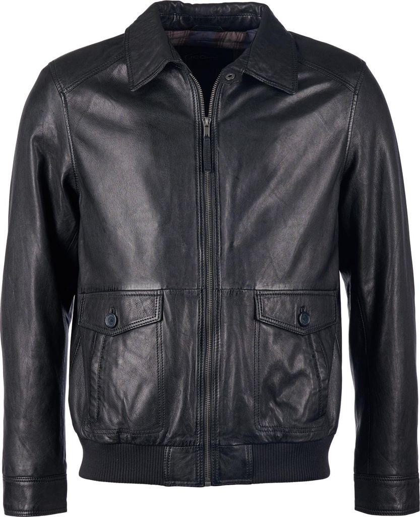 JCC Lederjacke Samuel Herren black 48