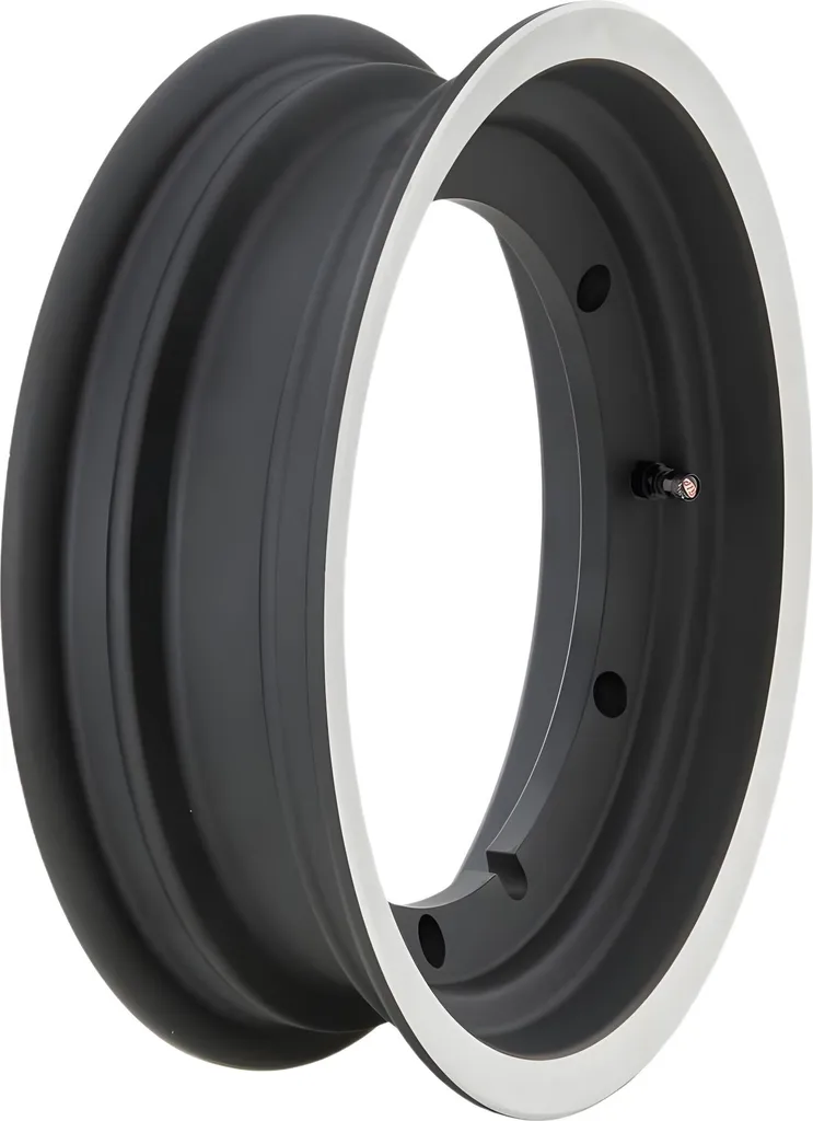 Jante Vespa SIP pour montage pneus larges 130/70-10 sans chambre à air