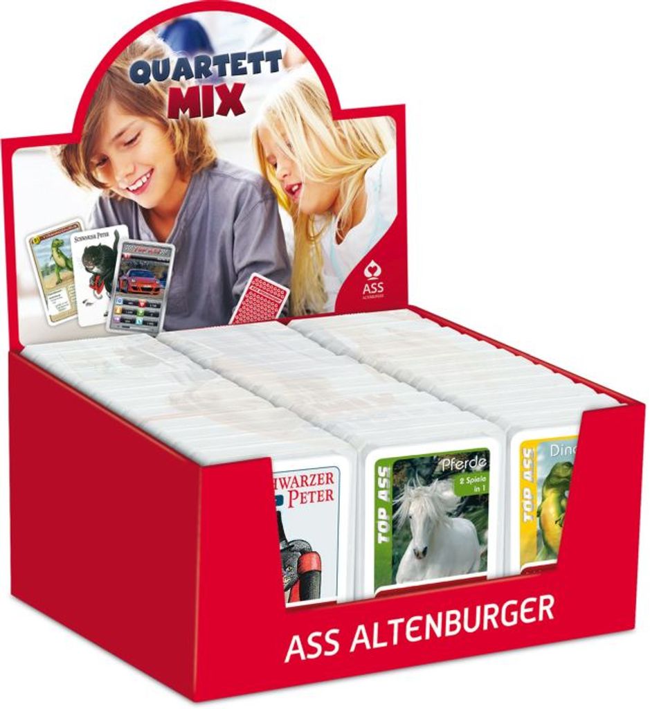 ASS Altenburger Quartett-Mix Tiere und Schwarzer Peter