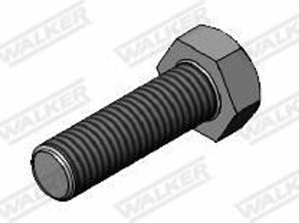 WALKER Schraube Abgasanlage Montagesatz Abgasanlage 81873 für HYUNDAI SANTA FÉ II (CM) 21,5mm 47,5mm 19mm Beutel 0,0475kg