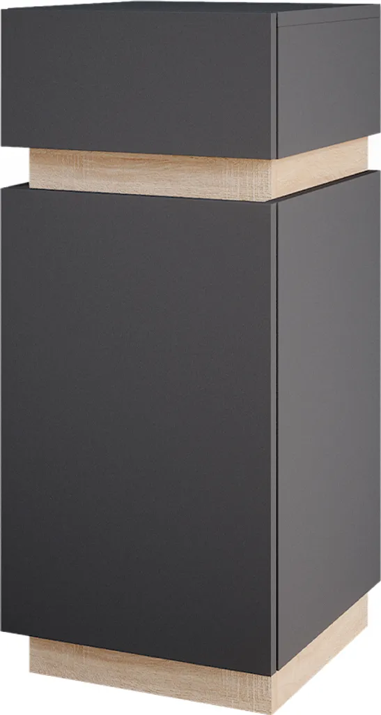 Meuble Vicco Gloria Anthracite 33x75.5cm : fini le désordre en salle de bain