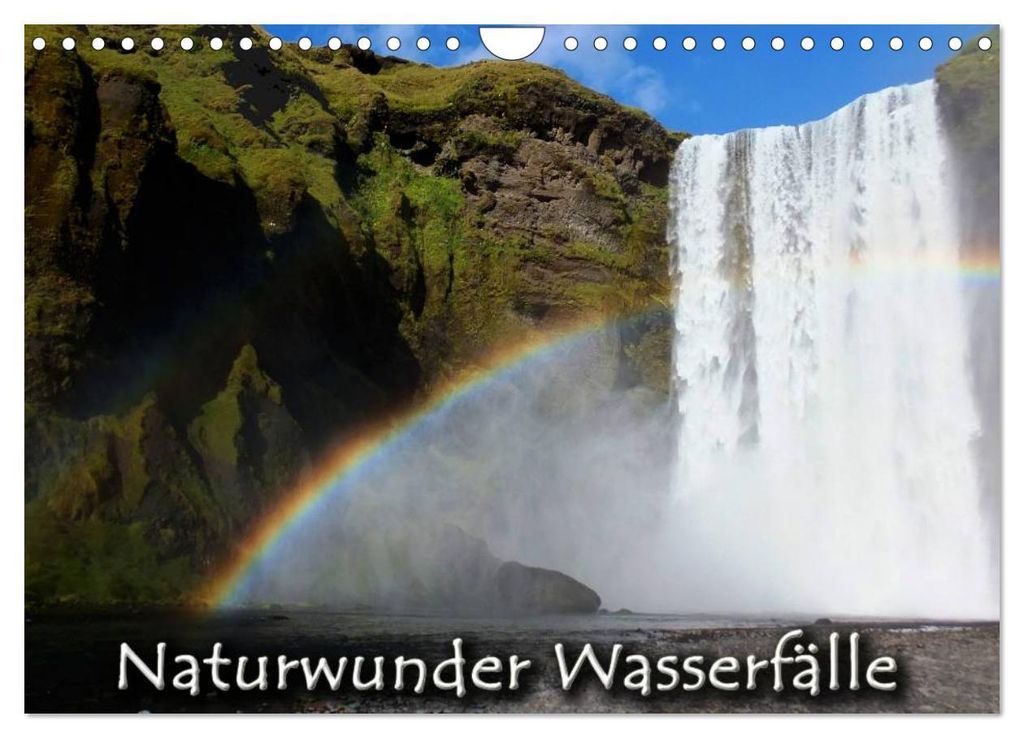 Naturwunder Wasserfälle (Wandkalender 2027 DIN A4 quer), CALVENDO Monatskalender