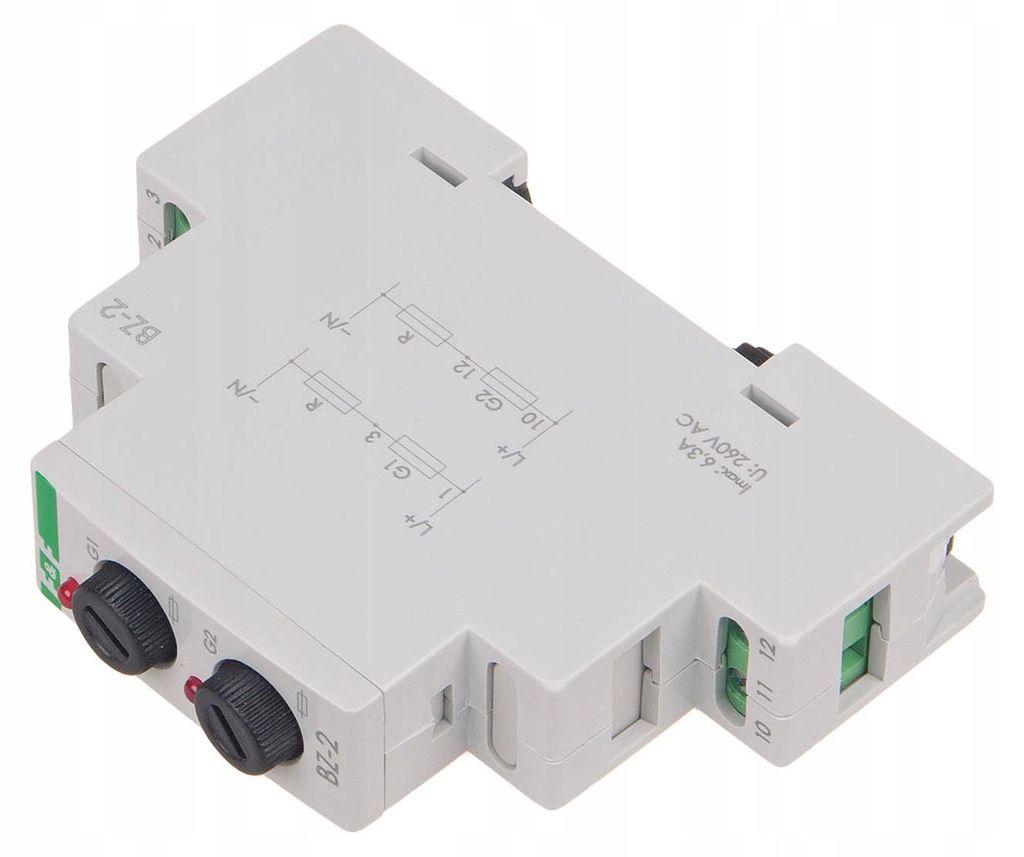 Cylindryczny uchwyt bezpiecznika 2P 5x20mm BZ-2 Zdjęcie produktu 