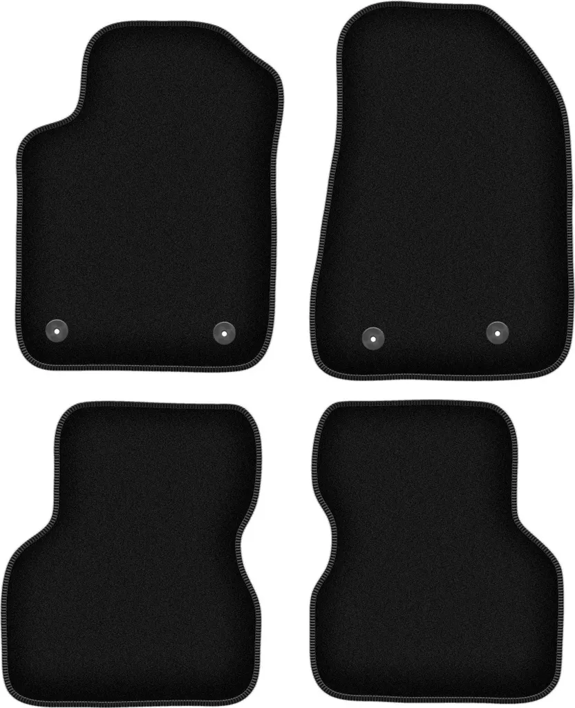 Kit Tappeti Auto per Alfa Romeo Giulietta - Velluto Nero Resistente
