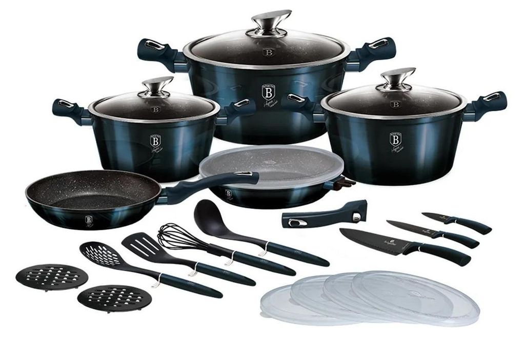 Berlinger Haus Töpfe Set Bh-7183 22 Eq. Aquamarine Produktbild 