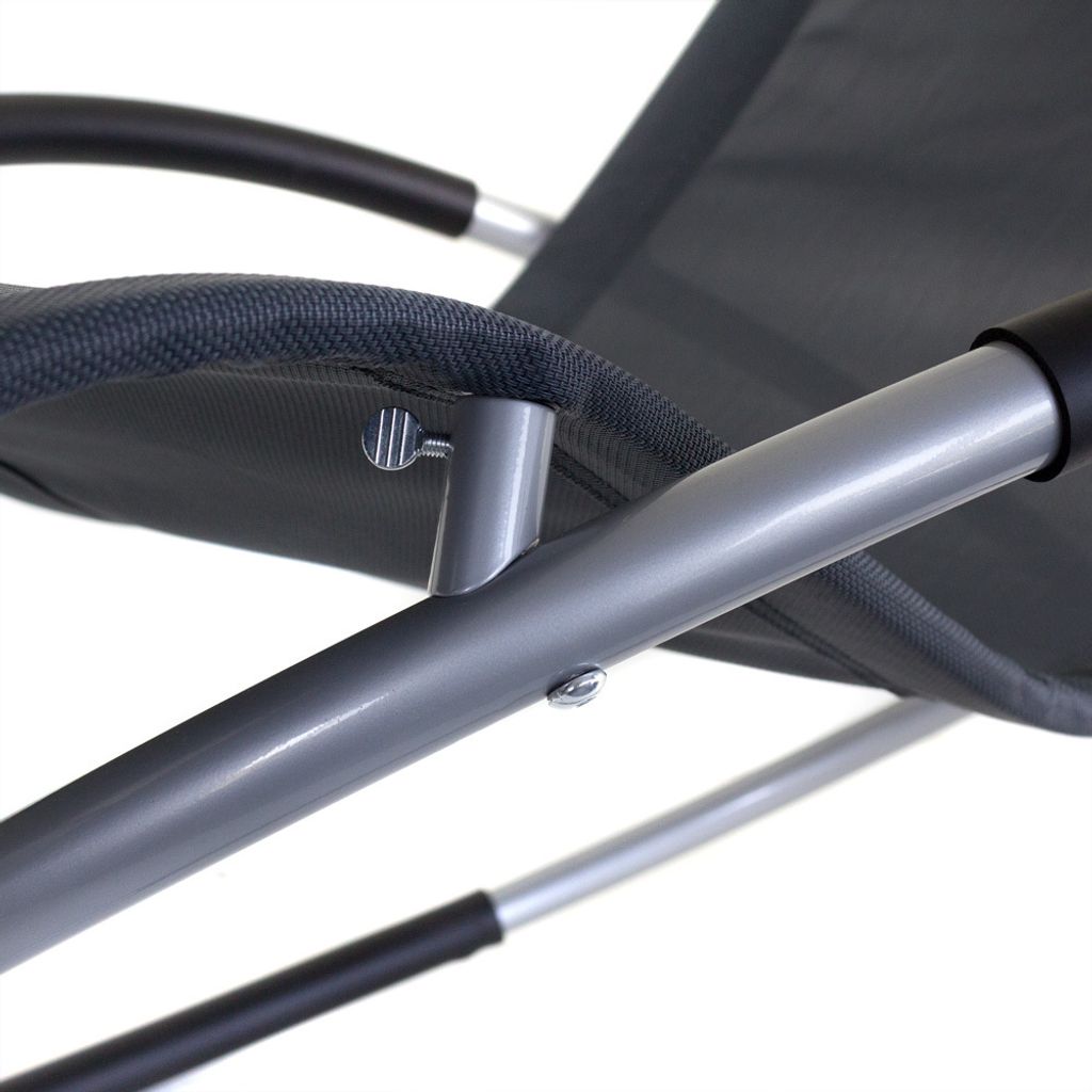 Garten Liegestuhl Schaukelliege Campingliege Strandliege Sonnenliege Gartenstuhl Klappstuhl Liege Klappbar Faltbar Relaxliege Stahl Farbauswahl Kin...