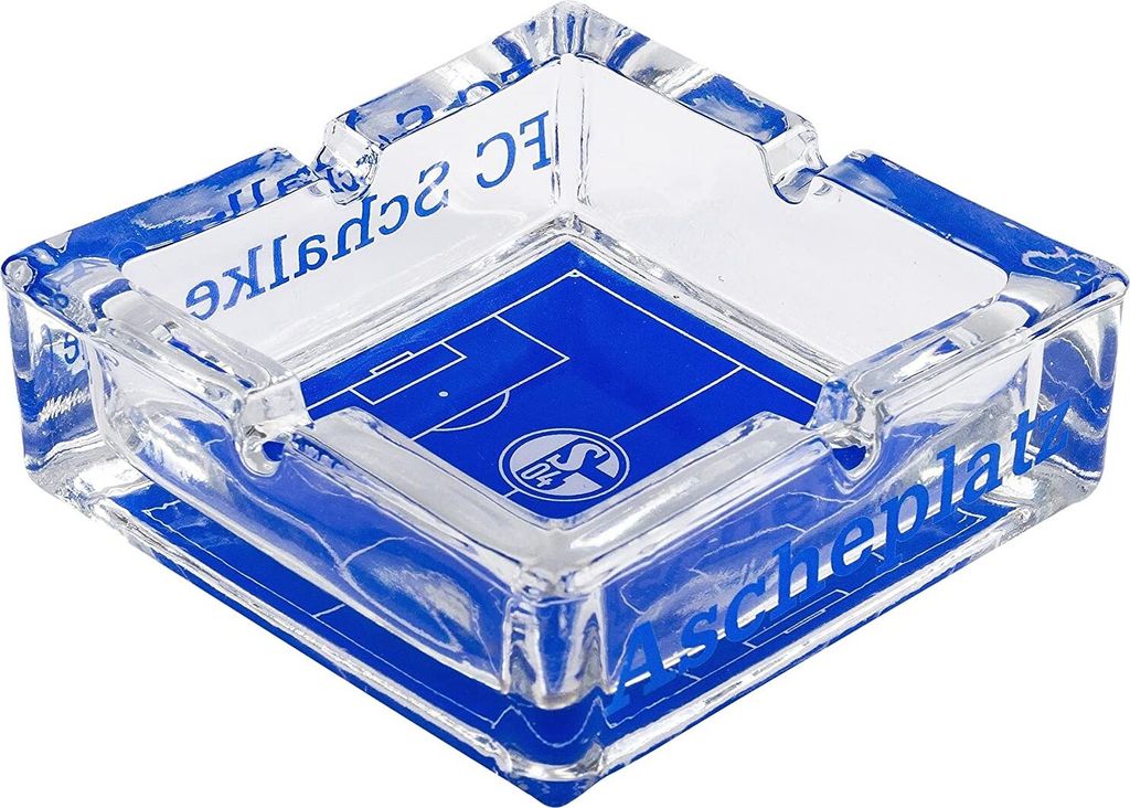 FC Schalke 04 Aschenbecher Ascheplatz Produktbild 