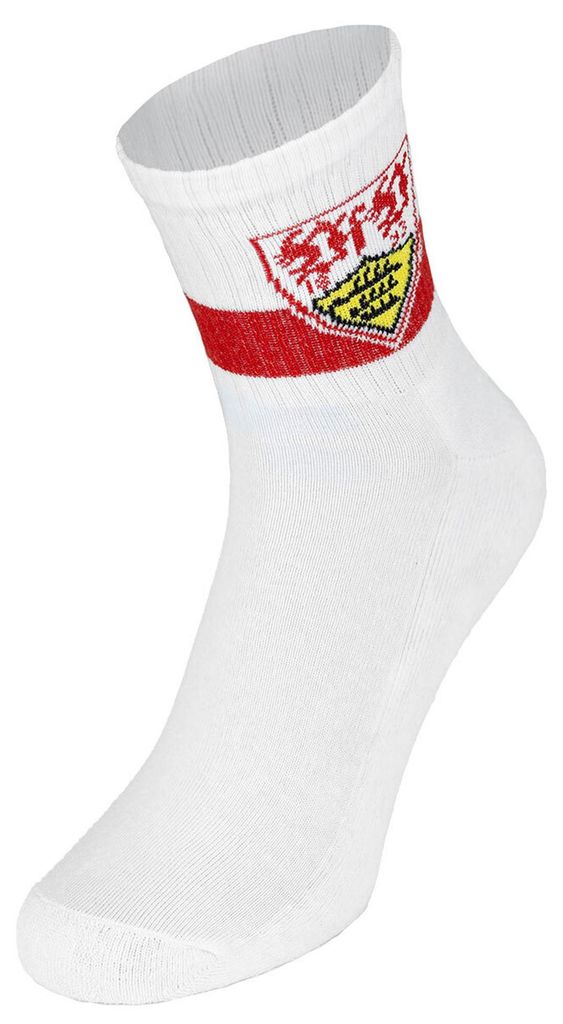 Jako VfB Sportsocken kurz weiss 43/46 Produktbild 