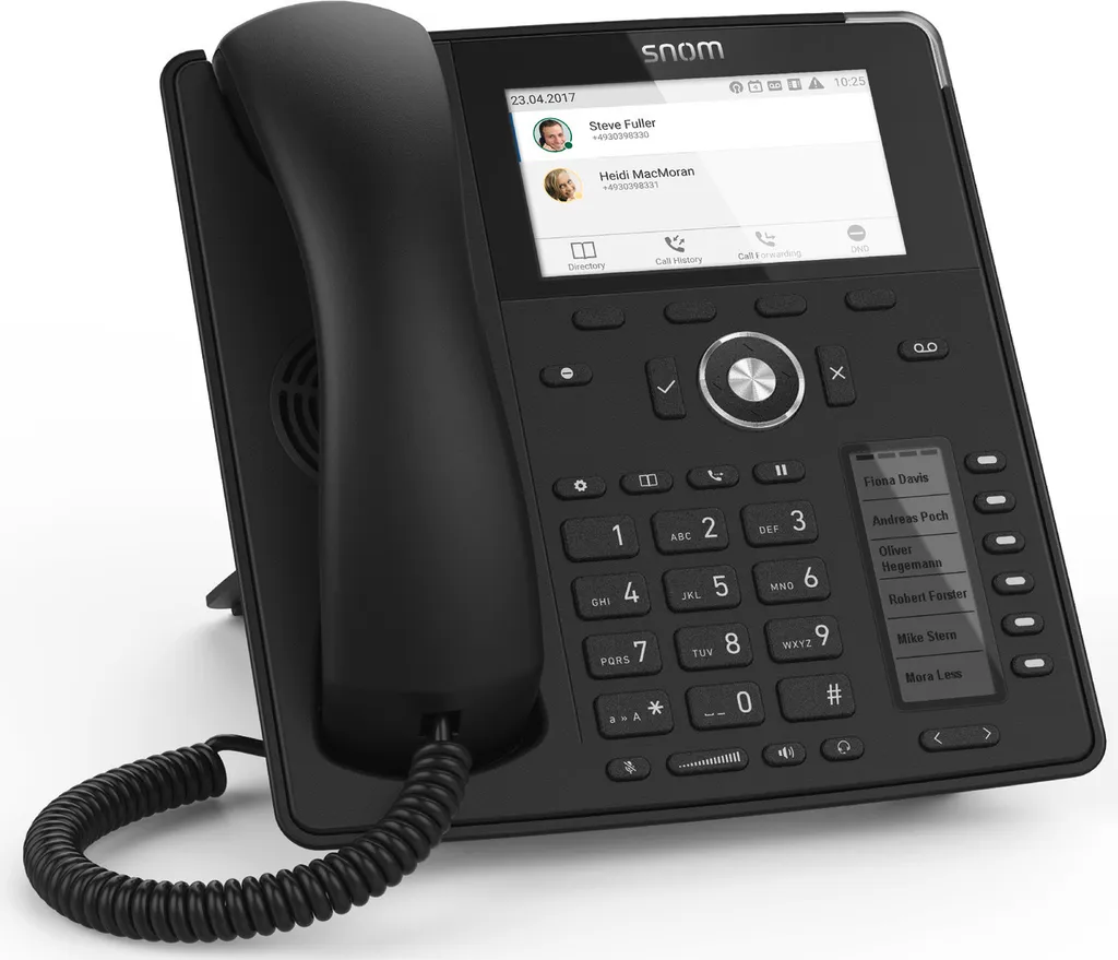 Poste SIP Snom D785 Gigabit Noir : Solution VoIP Haute Performance