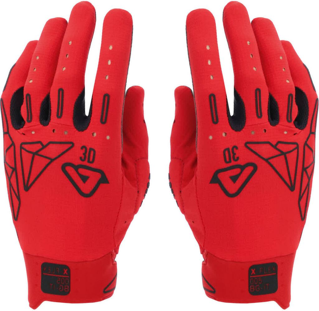 ACERBIS X-FLEX 2.0 Rote Motocross-Handschuhe größe M