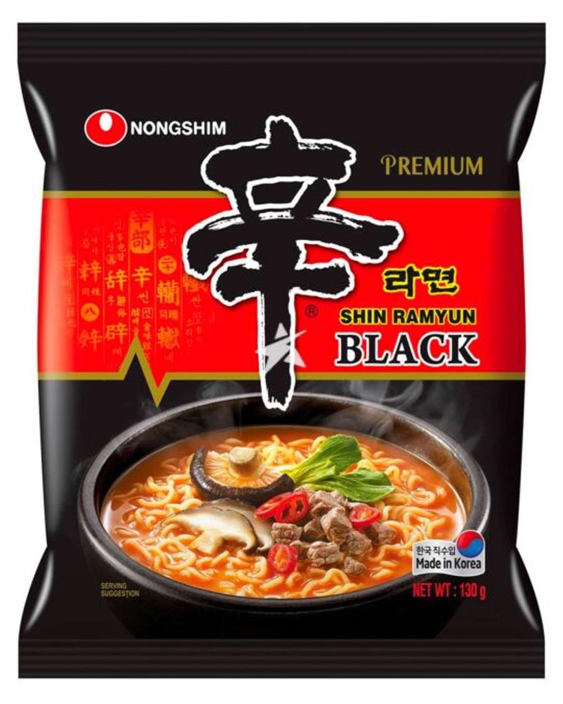 Nouilles instantanées Shin Ramyun Black, 130 g, marque Image du produit 