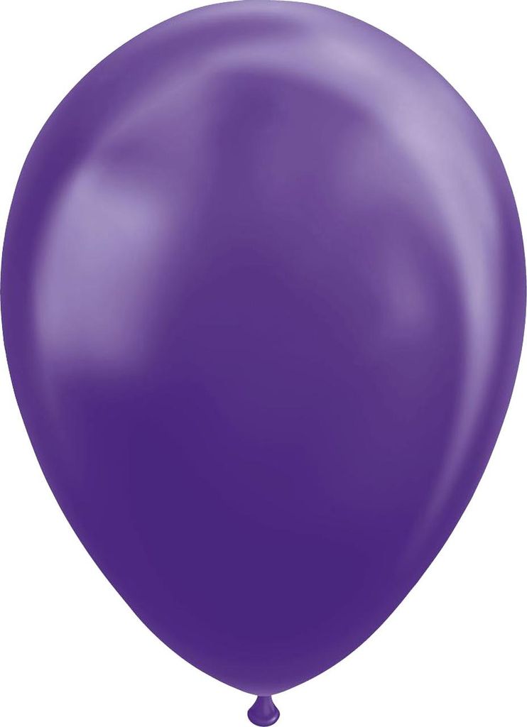 10 Luftballons in Violett mit Perlmutt Glanz 30cm