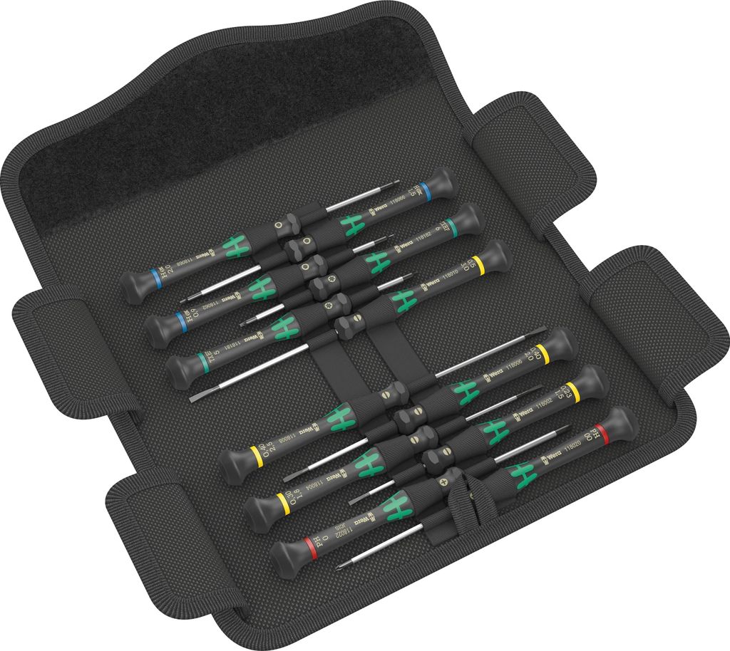 Wera Kraftform Micro-Set Schraubendrehersatz 12-tlg. Produktbild 