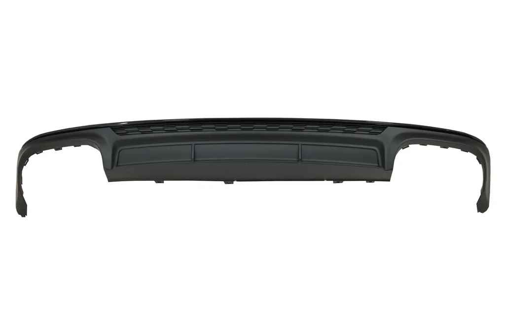 Pack Look S6 pour Audi A6 C8 4K : Diffuseur Arrière et Embouts Noirs - 3