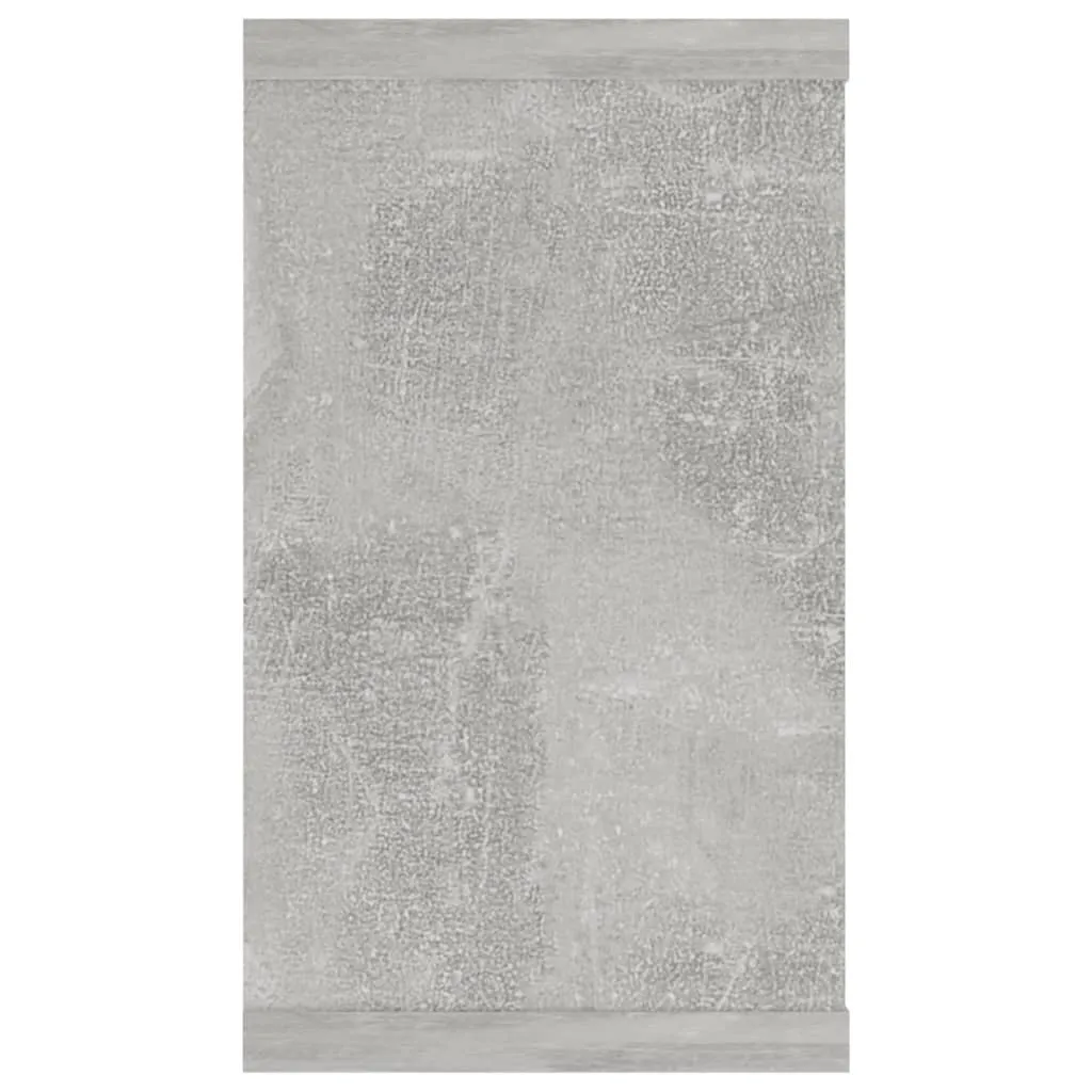 Set 4 Mensole Parete 80x15x26,5 Grigio Cemento - vidaXL Design Cubo - 9