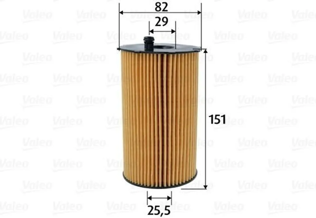 Valeo 586601 Filtre à Huile OE 1109 AW pour C5 III et Discovery IV