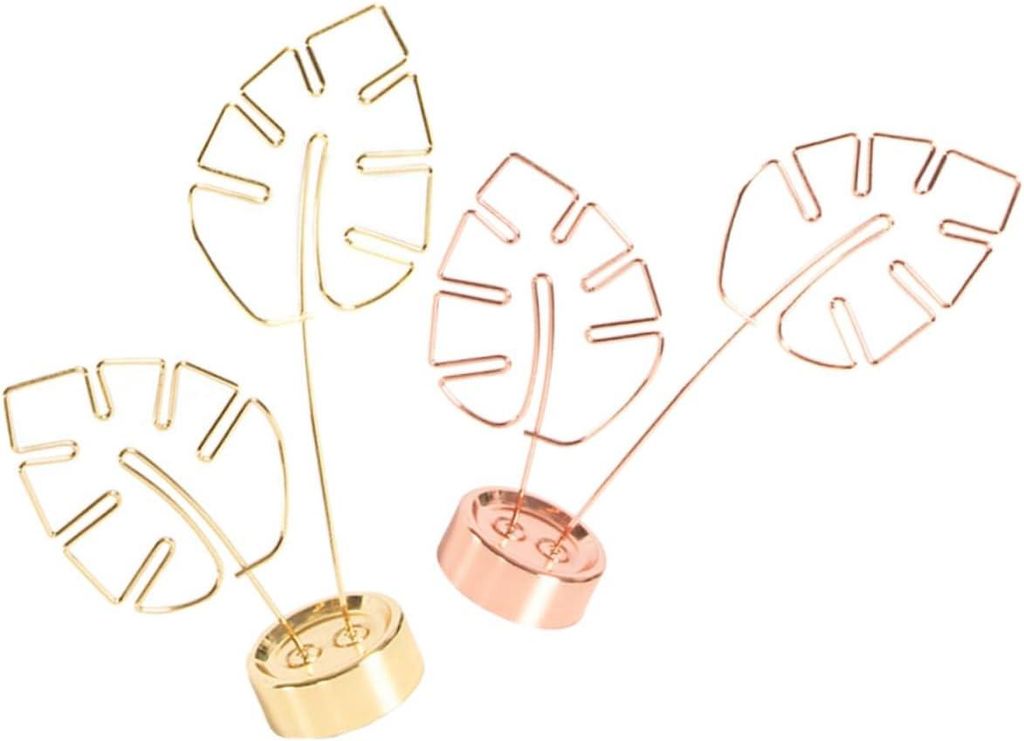 2 dekorative Fotoklammerhalter – elegant für Hochzeiten, Geburtstage, Veranstaltungen
