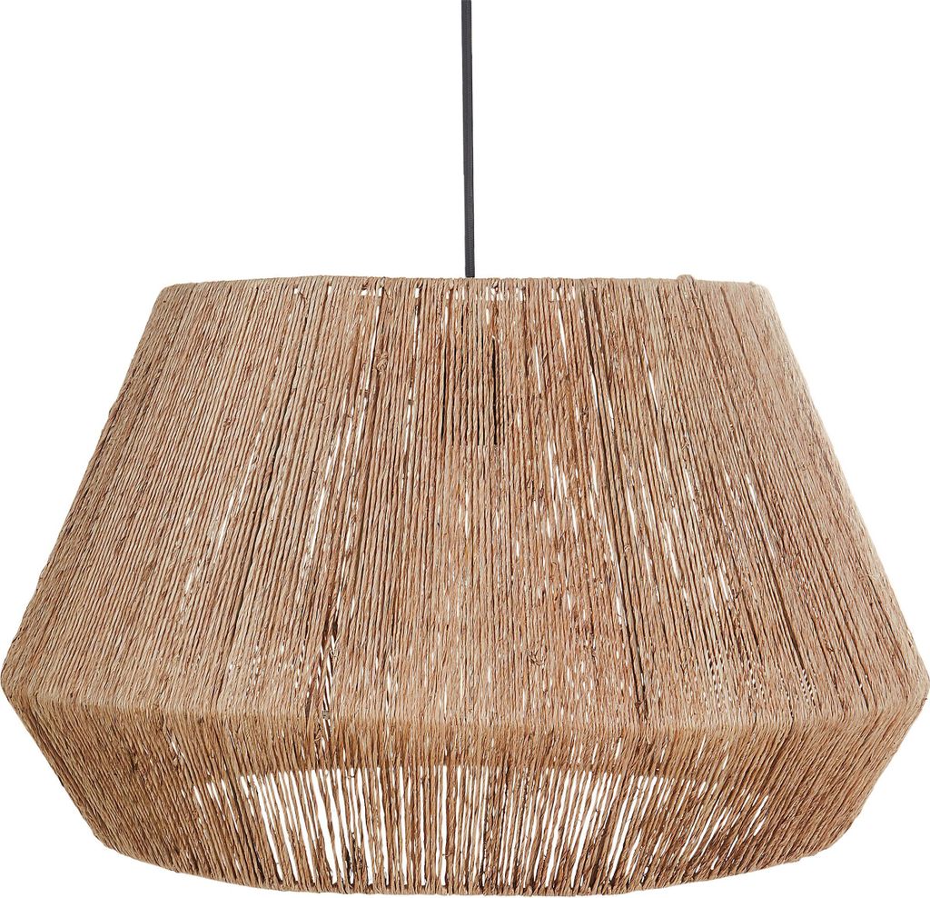 BELIANI Hängelampe Naturfarben aus Jute Boho Stil Modern Produktbild 