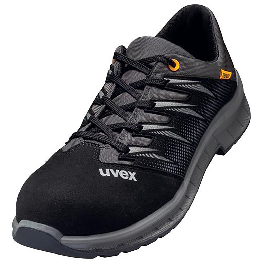 uvex 2 trend Halbschuhe S2 schwarz, grau Weite 12 Gr. 52