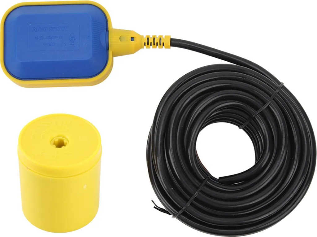 Interrupteur à flotteur 10m haute résistance pour commande automatique pompe