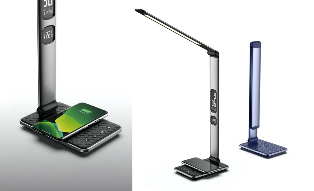 Lampada LED Immax Heron 2 Qi Wireless | Desk Station USB Professionale - 2