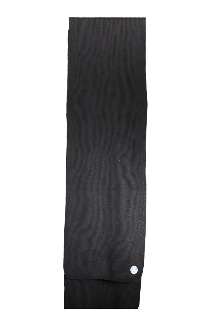 Châle en Maille North Sails Noir Uni - Écharpe Large et Confortable